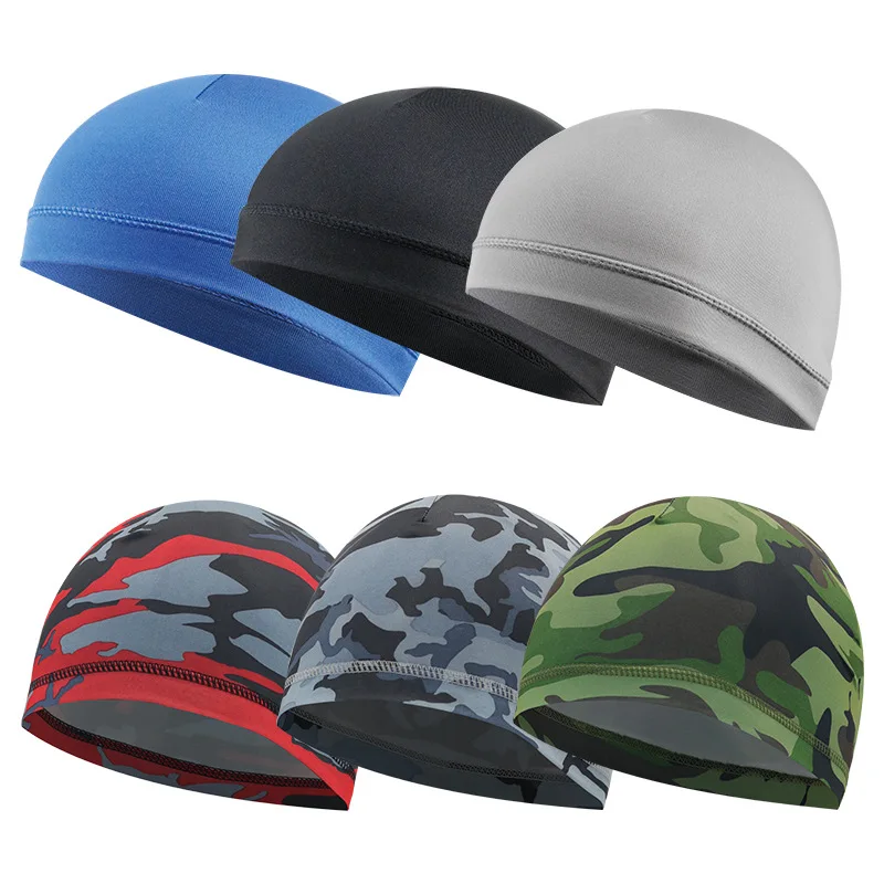 Summer Unisex Quick Dry Cycling Cap Anti-UV Hat Motorcycle Bike Bicycle Cycling Hat Anti-Sweat Inner Cap for Outdoor Sports Hat