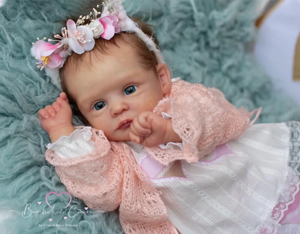 

New 20 Inches Bebe Reborn Baby Kit Joleen Blank Unpainted Unfinished Molds Vinyl Parts Reborn Kit
