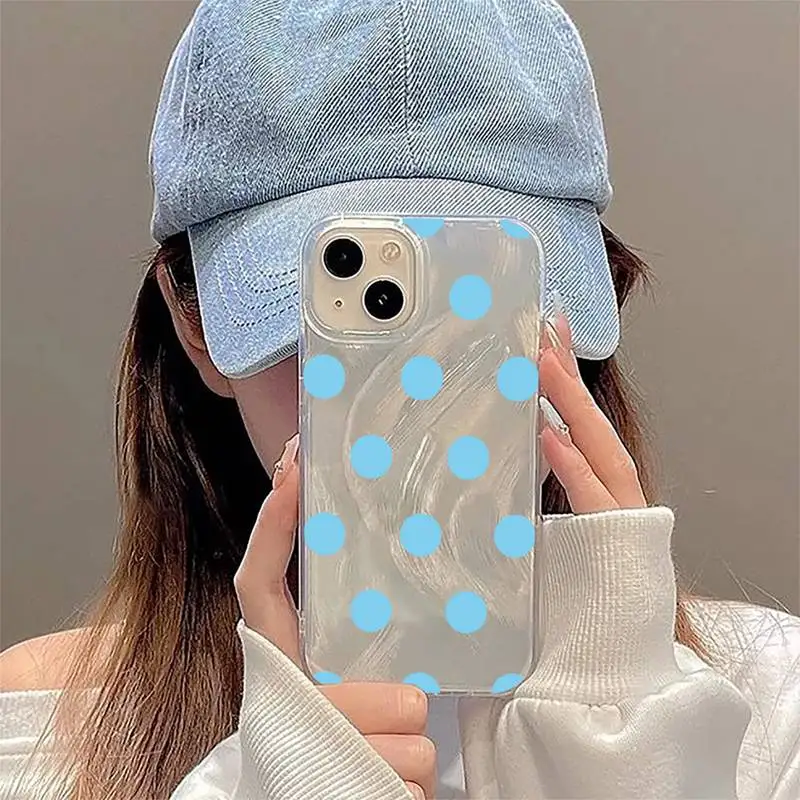 Круглая нить в горошек для телефона Honor Magic 4 5 6 200 Lite X5 Plus X6 X6S X7 X8 4G X9 X6A X7A X8A X7B X8B X9B