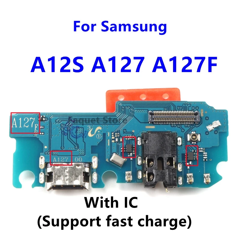 

Fast Chaging USB Charging Dock Port Board Flex Cable For Samsung Galaxy A12S A127 A127F USB Charger Charge Port Board