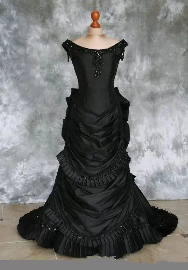 

2022 Black Homecoming Prom Party Gown Halloween Evening Bridal 15 Year Old Quinceanera Princess Dress Luxury Woman Wedding Robe