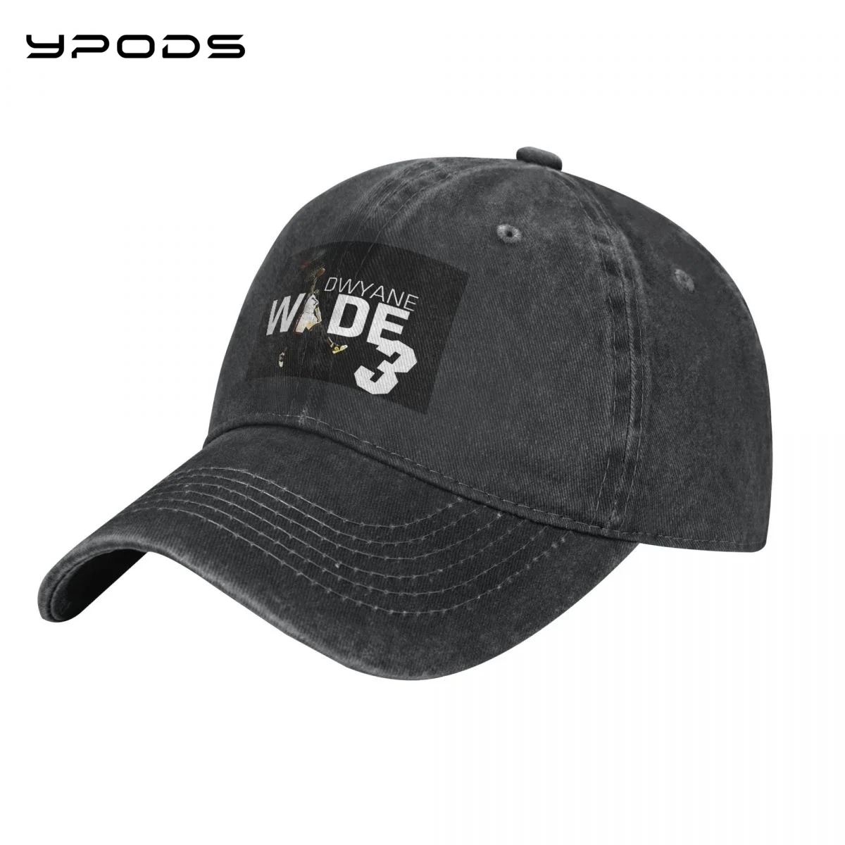 

Dwyane Wade Baseball Caps for Men Women Vintage Washed Cotton Dad Hats Print Snapback Cap Hat