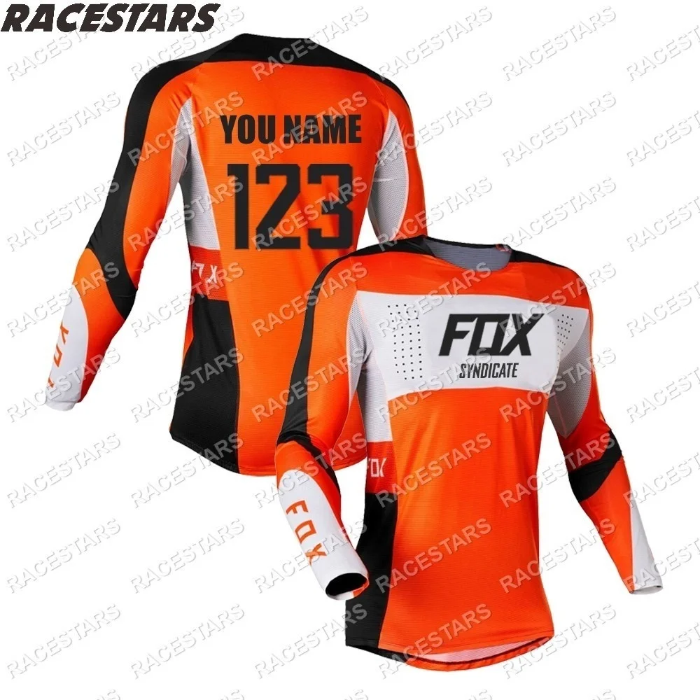 

Moto Custom Enduro Motocross MTB Downhill Mountain Cycling Jersey Bike Wear DH Maillot Ciclismo Hombre Quick Dry Bicycle BMX MX