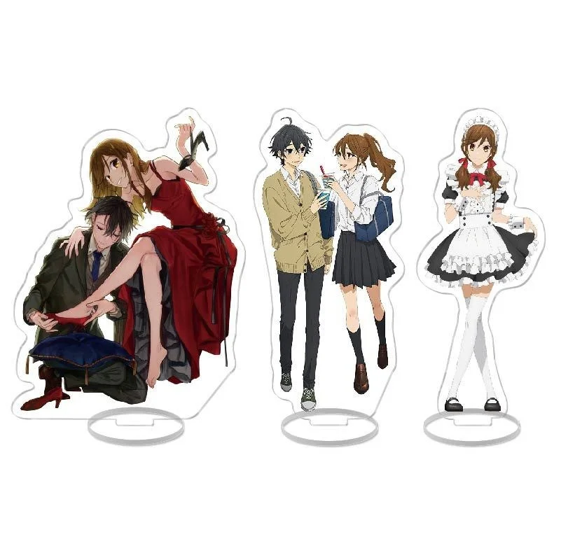 

Anime Key Chain Women Horimiya Cute Acrylic Stand Model Kyouko Izumi Keychain Man Collection Ornament Kawaii Gift Accesorios