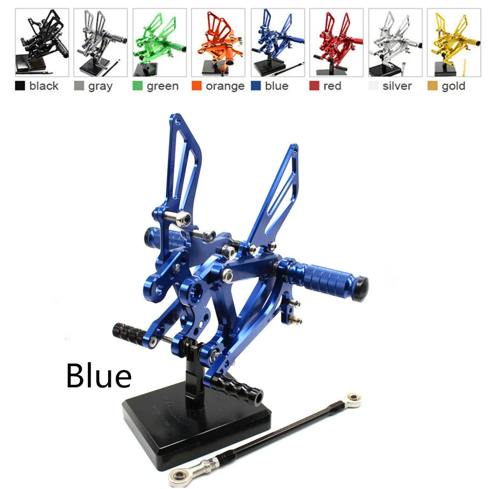 

1pcs Footrest Rear Set Rearset For Kawasaki Ninja ZX6R ZX636 2003-2004 Foot Pegs