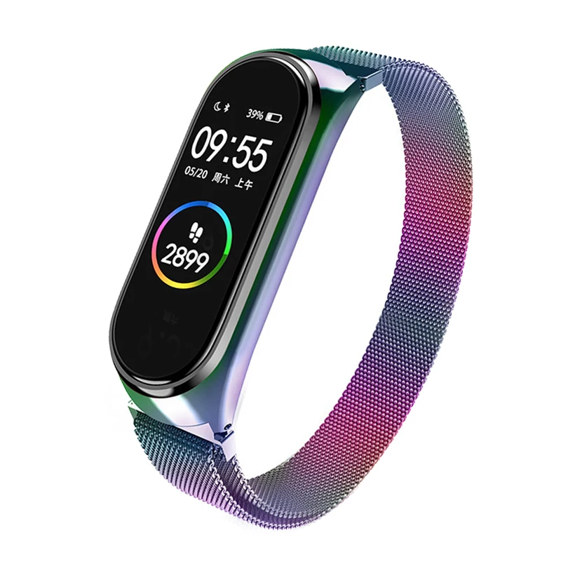 

Strap for Xiaomi Mi Band 7 6 5 4 3 Wrist Metal Bracelet Stainless Steel MIband Replacement Watchband Mi Band 6 Strap Wrist Bands