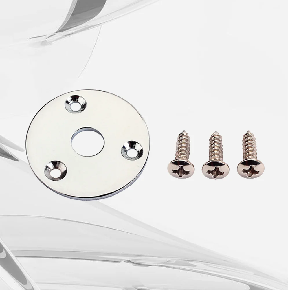 

Guitar Jack Plate Plug Socket Electric Accessories Input Bling Musical Instrument