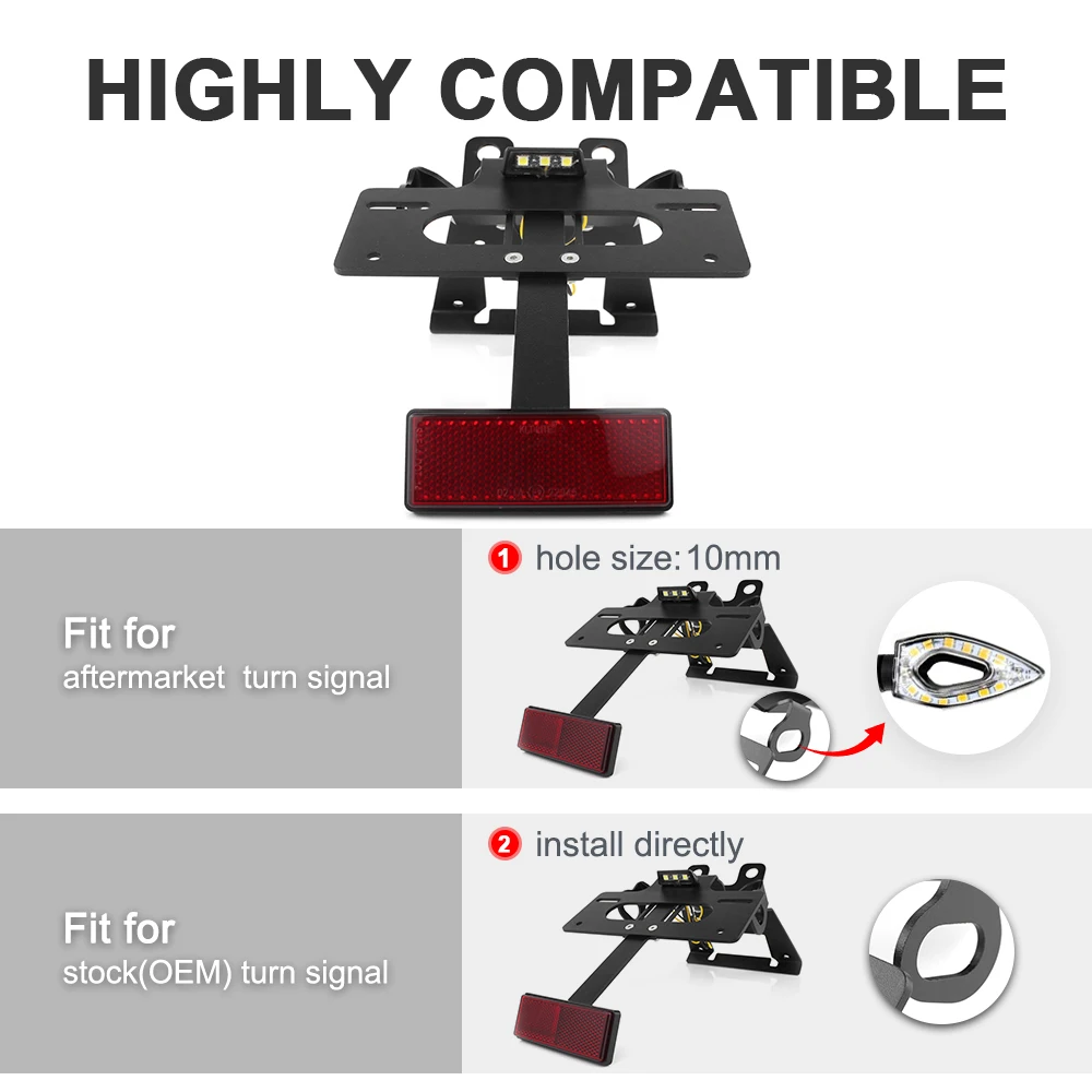 Для Honda NT1100 NT 1100 2022 2023 2024 держатель номерного знака мотоцикла задний хвост