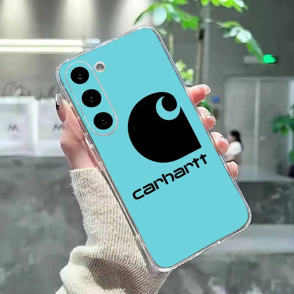 Чехол для телефона Carhartt Logo L-Leather, силиконовый, мягкий, для Samsung Galaxy A73, A72, A71, A70, A53, A52, A51. (art.: 3920dcd53942c) - 3920dcd53942c