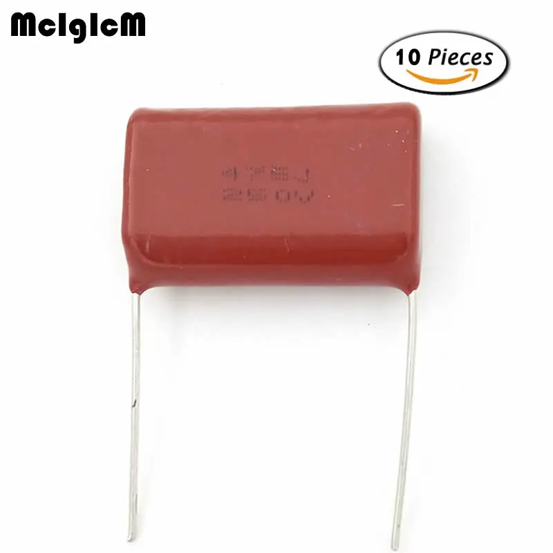 

10PCS 475 4.7uF 250V CBB Polypropylene film capacitor pitch 27mm 4.7uF