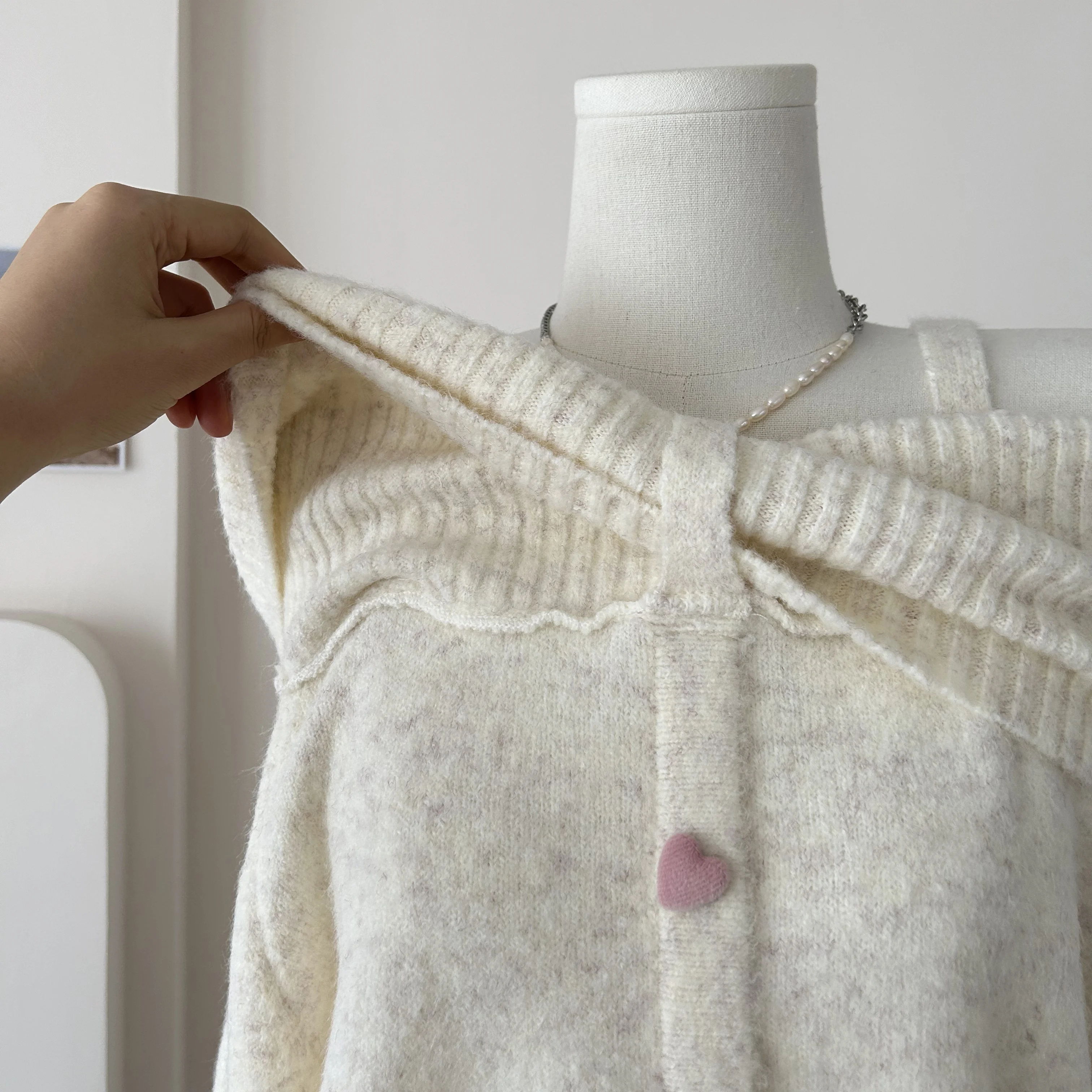 Осень-зима женские винтажные пуловеры Shoujo для девочек свитер с длинными рукавами