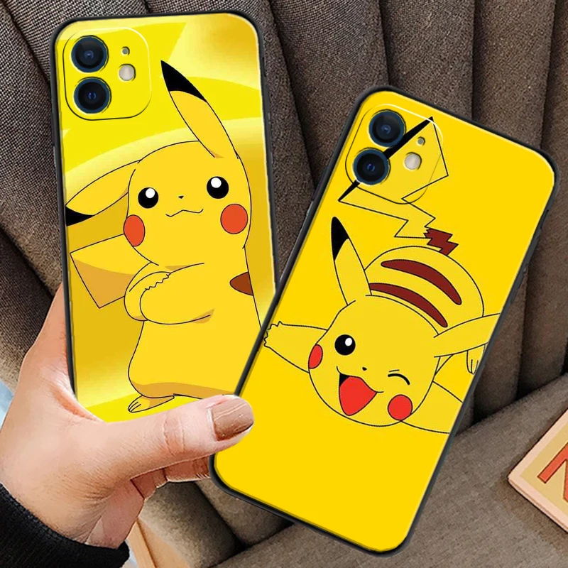 

Pokémon Anime Phone Cases For iPhone 11 12 Pro MAX 6S 7 8 Plus XS MAX 12 13 Mini X XR SE 2020 Back Cover Funda Coque Carcasa