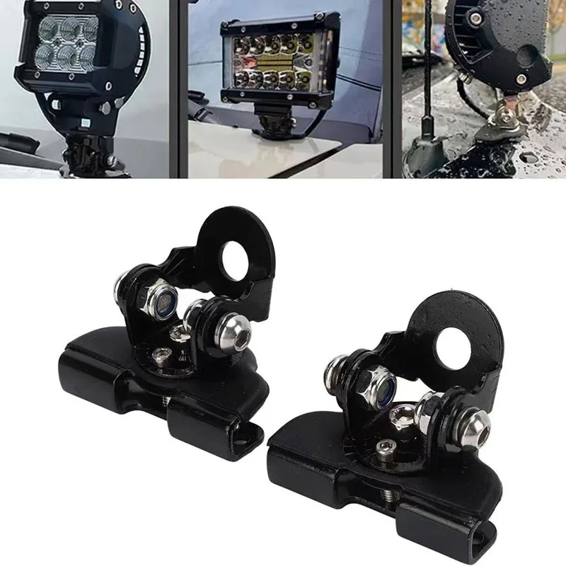 

2Pcs Stainless Steel Pillar Hood Mounting Bracket Clamp Holder Led Work LightBar Clamp 304 Stainless Steel Offroad