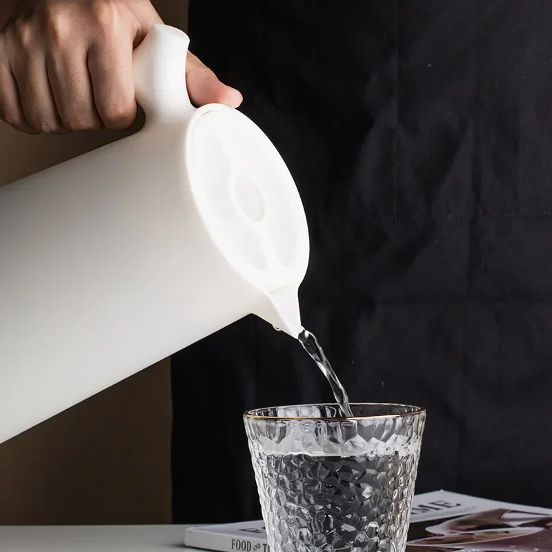 Термос большой емкости 1л скандинавский термоизоляционный чайник бытовой