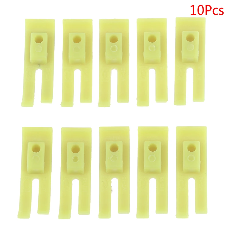 

10 Pc Industrial Sewing Machine Flat Plastic Presser Foot Leather Foam Rubber MT-18 Model for Flat Industrial Sewing Machines