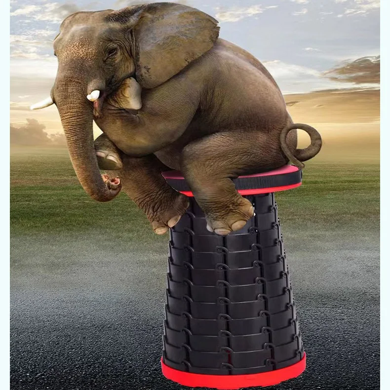 

Складной табурет для улицы, Портативный Телескопический Регулируемый табурет для рыбалки и поездок, оптовая продажа, сетчатый красный табу...