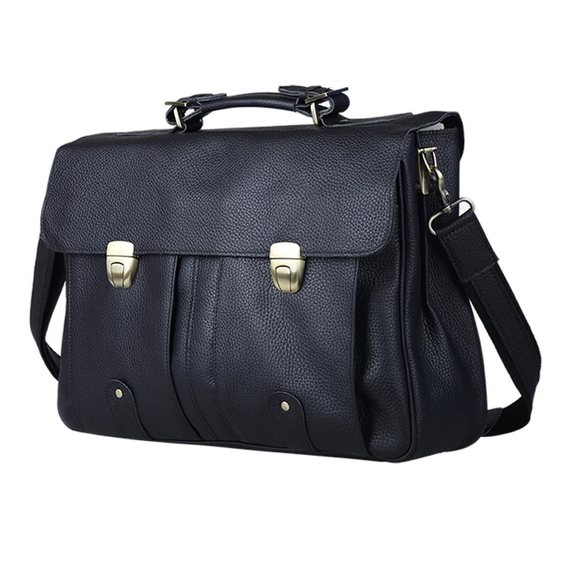 

Briefcase Leather Bag Business Men Bi 15inch Briefcase Men Handbag Laptop Bag Leather Genuine Male Office Tote Bag