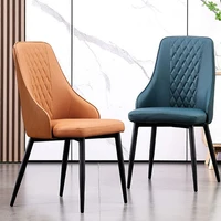 home relaxing chair dining room individual leather salon styling chair fashionable cadeiras de jantar home furniture cc50cy