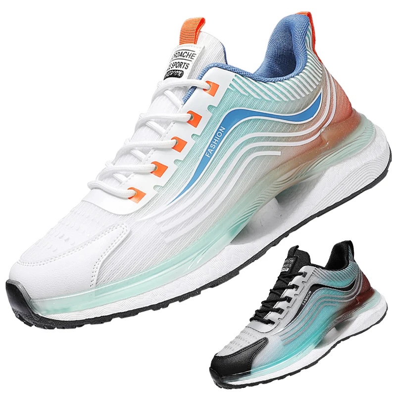 NEW 39-44# Anti-Slip Breathable Men's Casual Sneakers Adult Teenagers Outdoor Running Shoes Walking Shoes School Sports Shoes