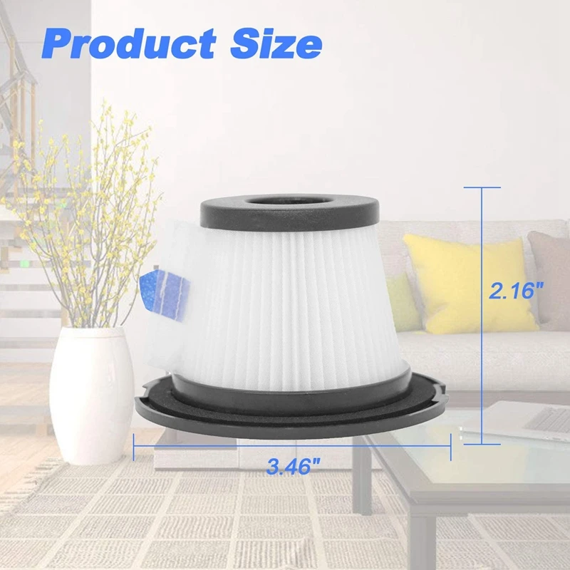 Аксессуары для беспроводного пылесоса комплект из 10 сменных фильтров HEPA MOOSOO K17