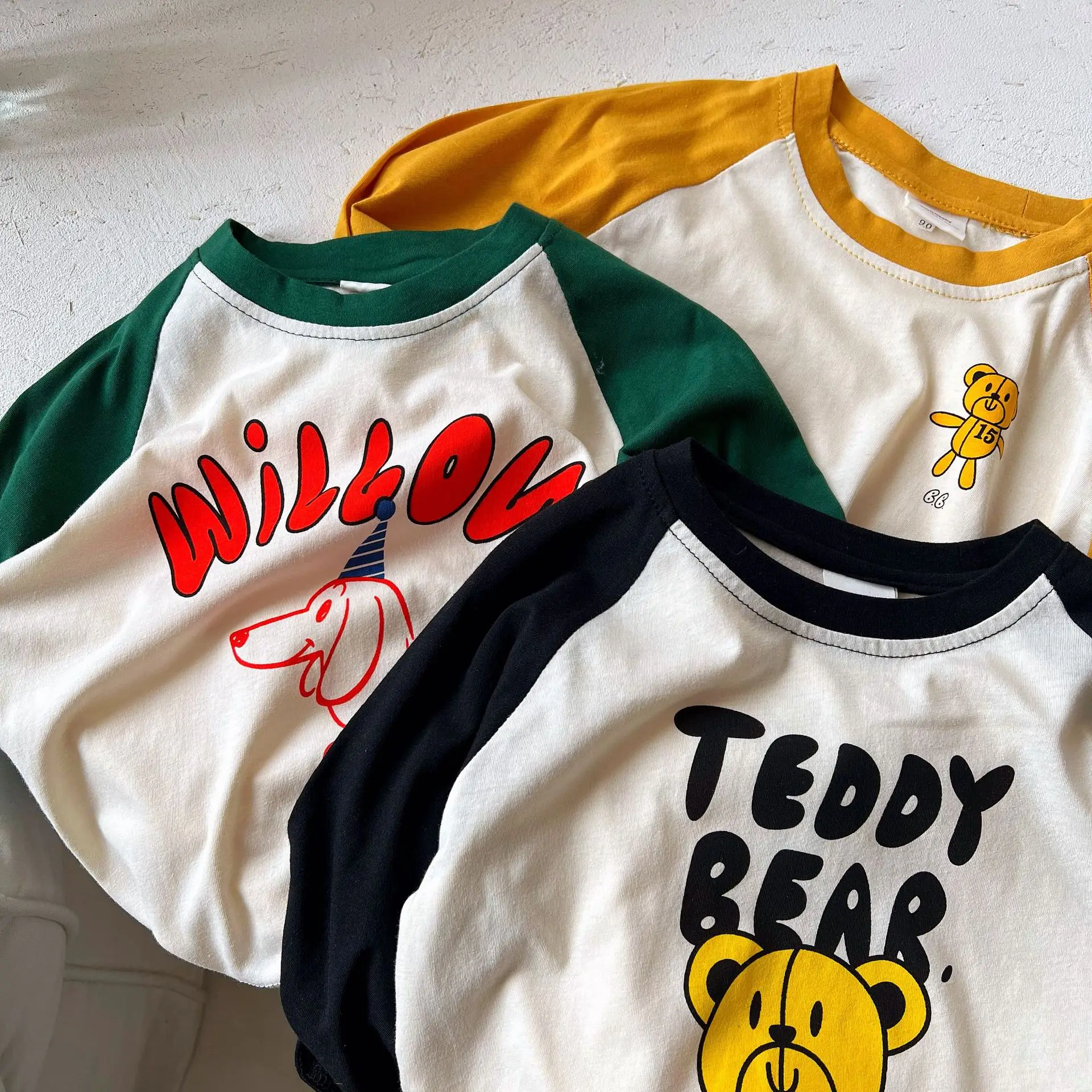 Soft Cotton Children Cartoon T Shirts Cute Animal Print Baby Long Sleeve T Shirt For Boys Girls Tee Kids Casual Pullover Clothes