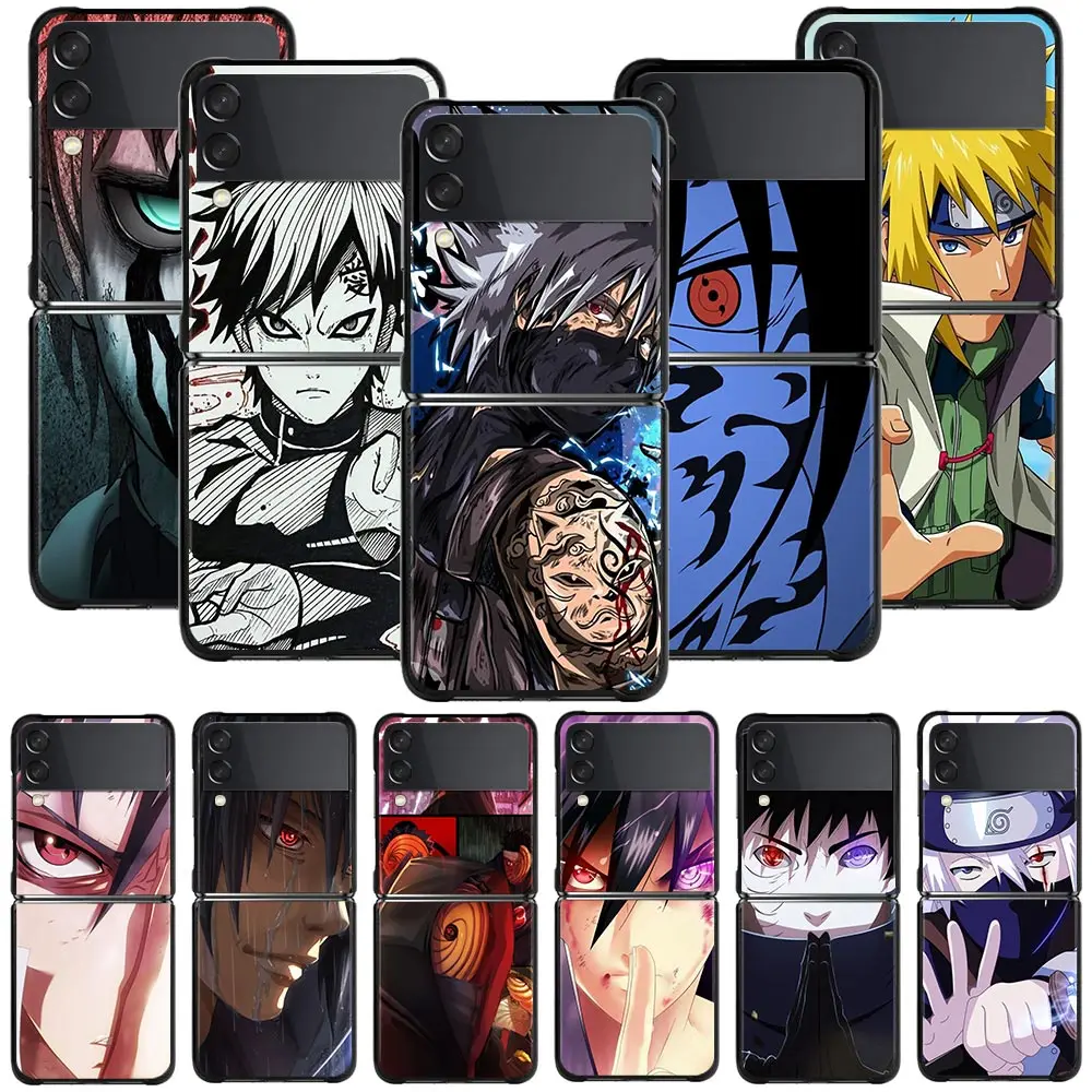 

Ударопрочный жесткий чехол с рисунком аниме «Наруто» для Samsung Galaxy Z Flip3