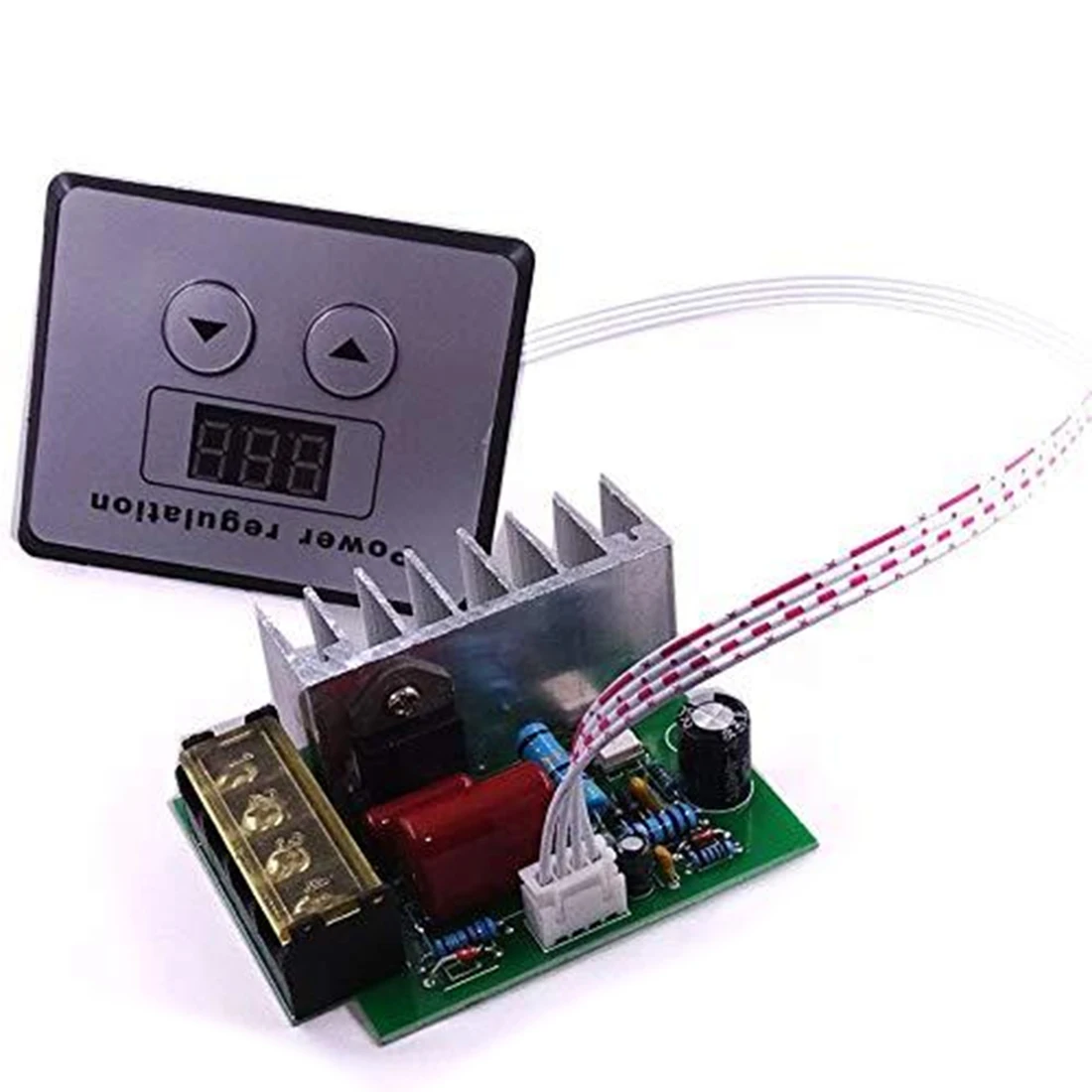 Регулятор напряжения SCR 4000 Вт 220 В переменного тока диммер регулятор скорости