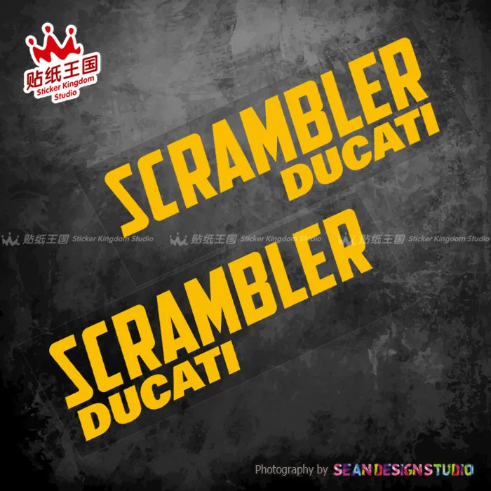 

1 пара водонепроницаемых светоотражающих наклеек Ducati SCRAMBLER 800 1100 для мотоцикла