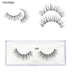 Ресницы 3D из натуральной норки, натуральные длинные накладные ресницы 100%, накладные ресницы ручной работы, наращивание глаз