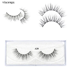 Ресницы 3D из натуральной норки, натуральные длинные накладные ресницы 100%, накладные ресницы ручной работы, наращивание глаз