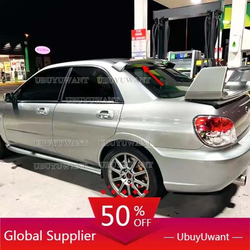 

Carbon Fiber Rear Roof Spoiler Window Wing Lip for Subaru Impreza WRX STI 7-9th 2002-2009 Car Styling