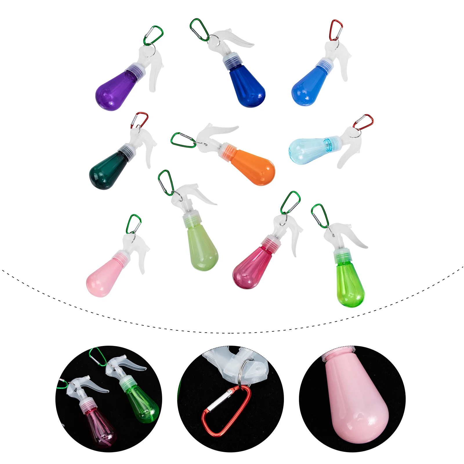 

10pcs Perfume Empty Spray Bottle Multi-functional Cosmetic Sprayer Bottle