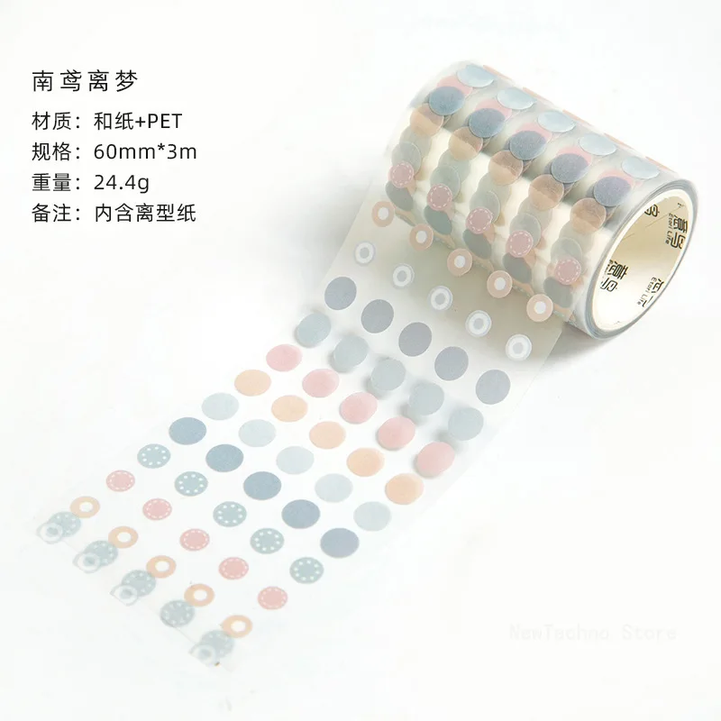 

MOONBIFFY Маскирующая лента в горошек