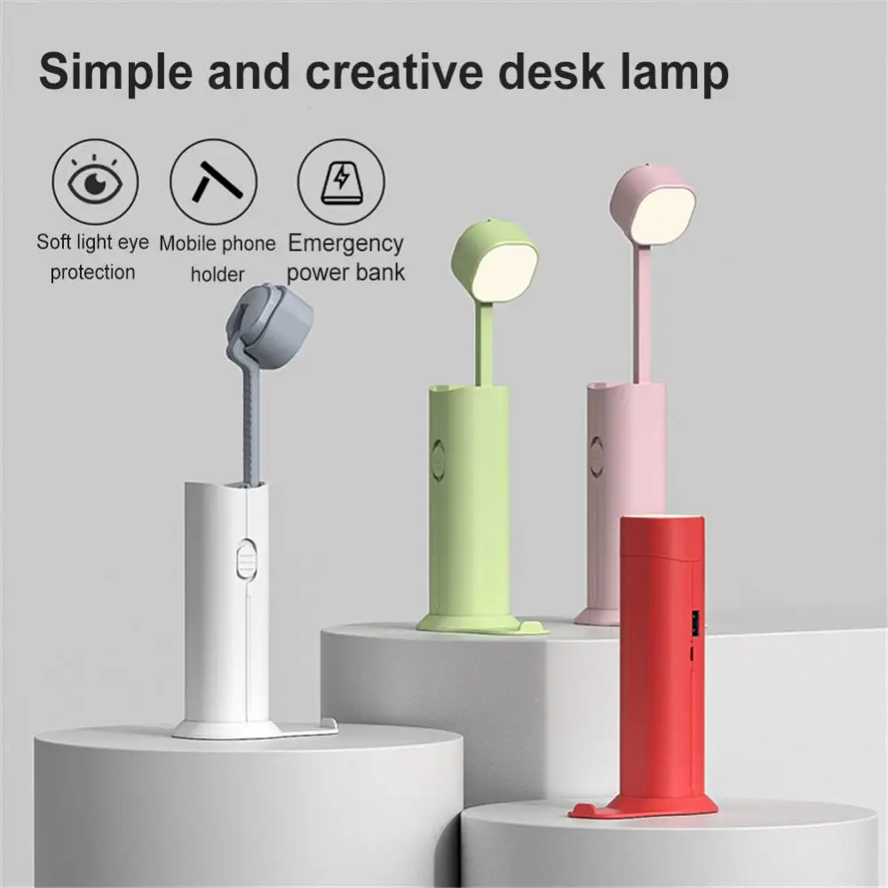 

Настольная лампа, креативный Многофункциональный светильник с Usb-зарядкой и защитой для глаз, для обучения, для чтения, для студентов