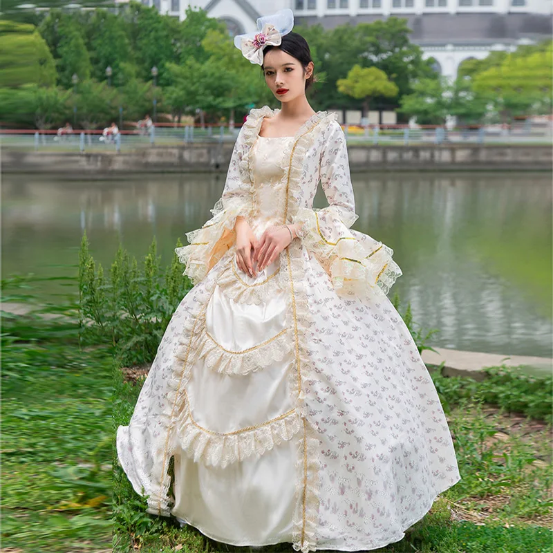 18th Century Renaissance Historical Period Dress Gown for Women