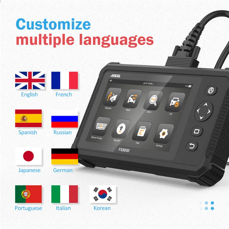 

ANCEL FX9000 OBD2 Auto Code Reader car diagnostic tool professional obd2 scanner