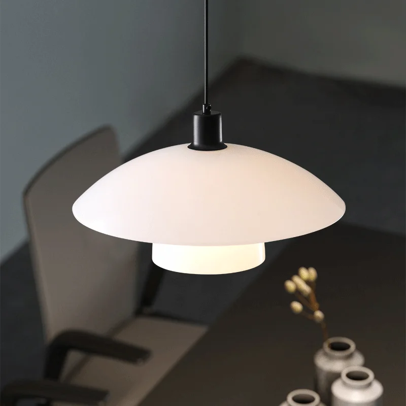 

Pendant Lamp Led Art Chandelier Light Room Decor Nordic Minimalist Restaurant Medieval Designer Danish PH5 Retro Dining Table