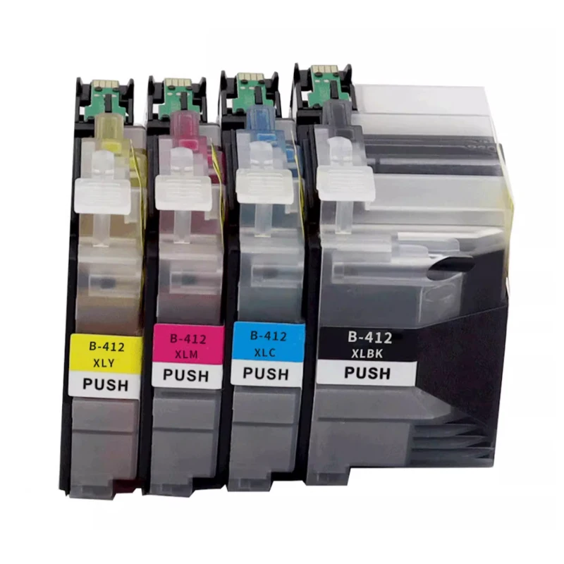 LC412 Совместимый картридж с красящими чернилами для принтера Brother MFC-J7100CDW J7300CDW J5340DW
