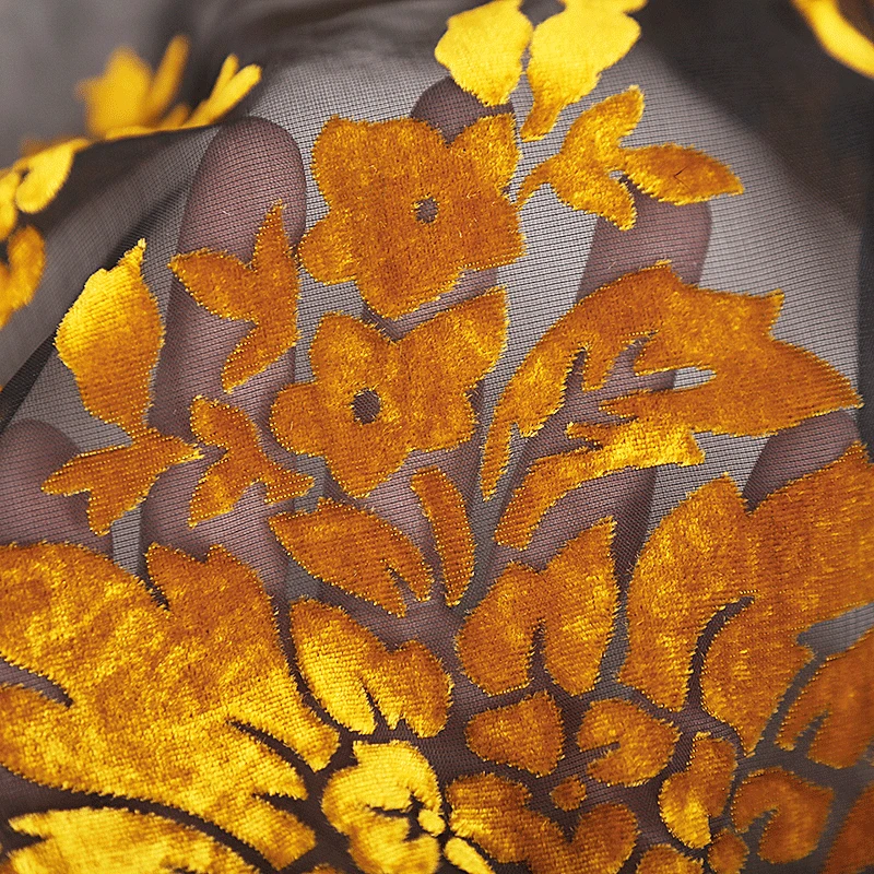 3/5/10 м бархатная простая ткань для женского платья с выгоранием | Ткани