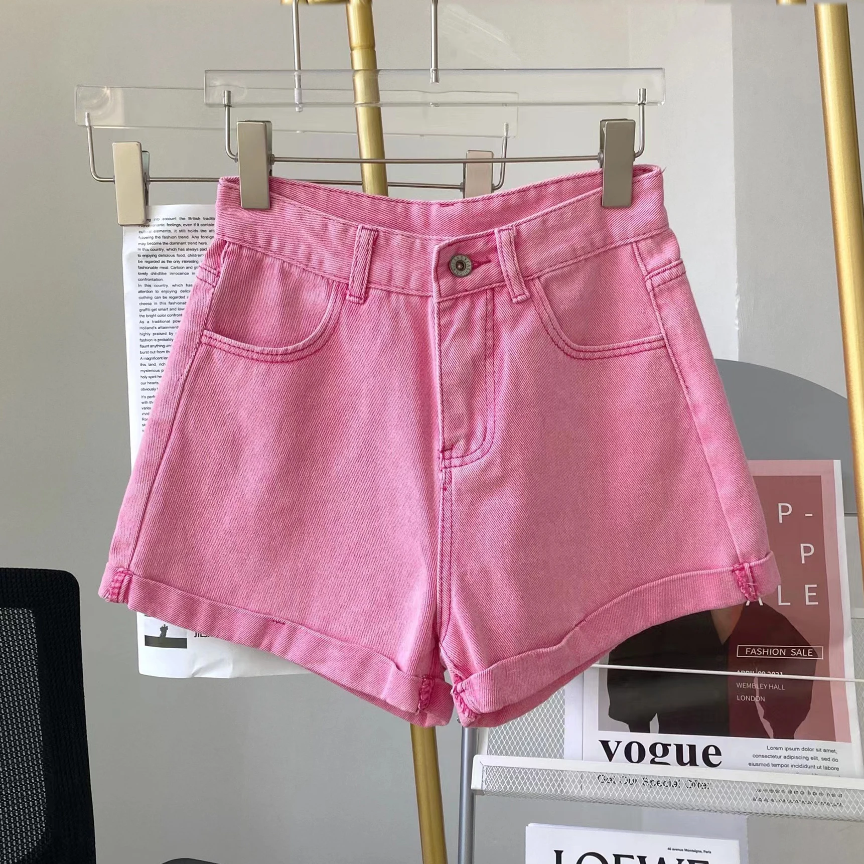 Shorts Women Denim Vintage Summer Basic Simple All-match Hot Sale High Waist Leisure Ladies Streetwear Chic Classic Ins