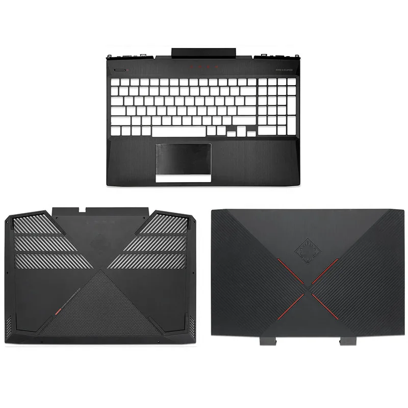 

New For HP Omen 15-DC 15-dc1055TX TPN-Q211 Series Laptop LCD Back Cover Palmrest Bottom Base Case A C D Cover Black