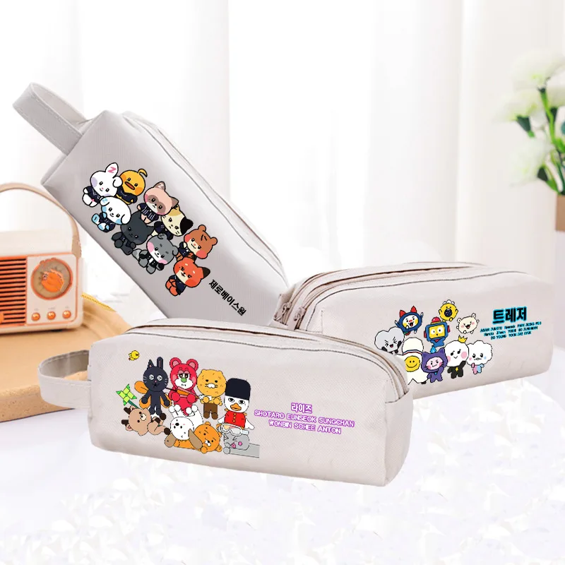KPOP ZEROBASEONE RIIZE мультфильм большой емкости пенал HanBin GunWook JIHOON JUNKYU милая сумка на