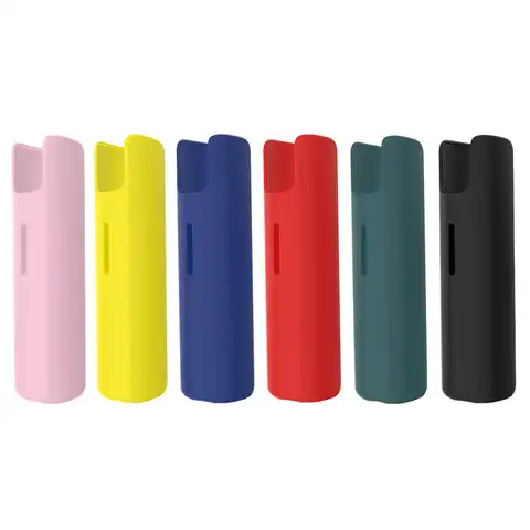 6 цветов, портативный силиконовый чехол для сигарет и сигарет, силиконовый чехол для Lil, однотонный чехол 2,0