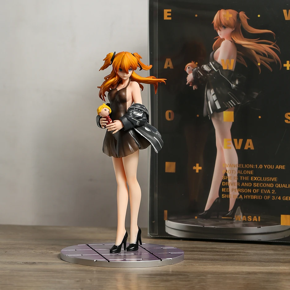 

EVA Asuka Langley Soryu Anime Figure PVC Toy Model Doll Collection GIft