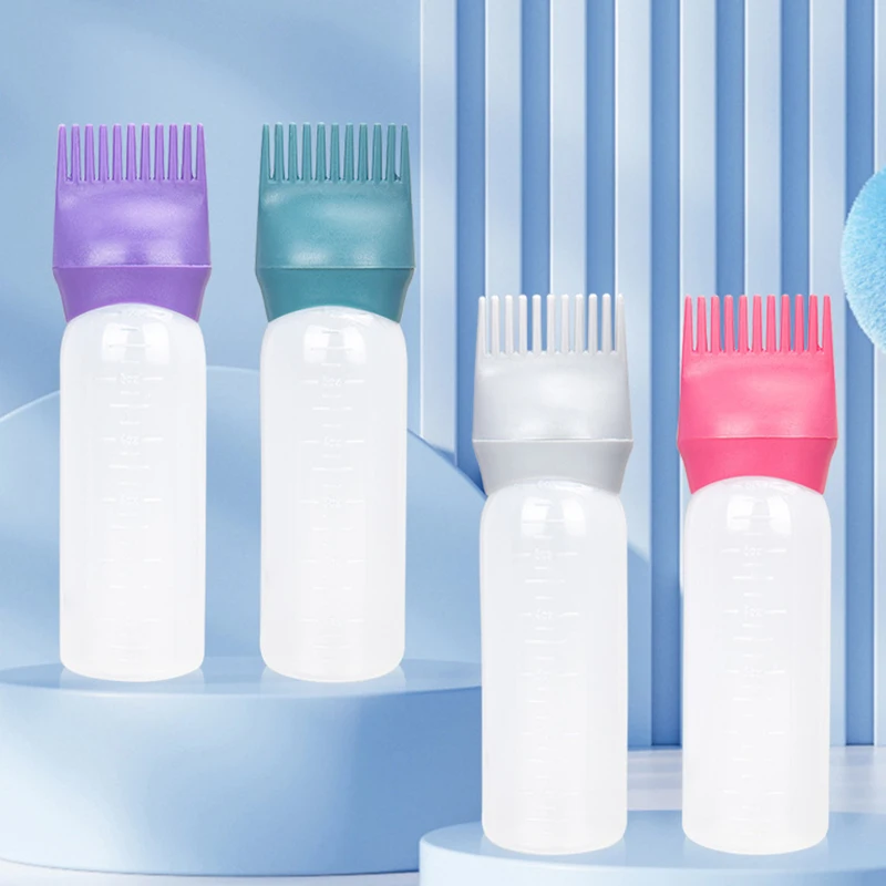 

Multicolor Plastic Hair Dye Refillable Bottle Shampoo Hairdressing Bottle Hair Dye Applicator Salon Hair Coloring Brushes
