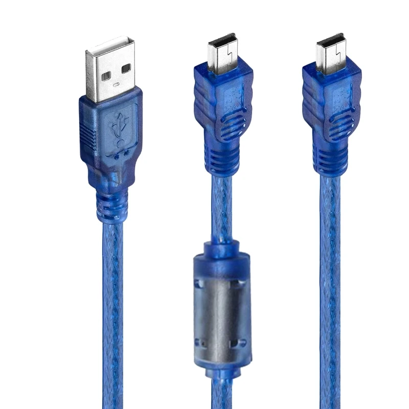 

Кабель для передачи данных R2LB с USB 2,0 на Mini USB, Micro USB 5Pin USB 2.0 тип A штекер на 5pin T-тип порт, экранированный, защита от помех