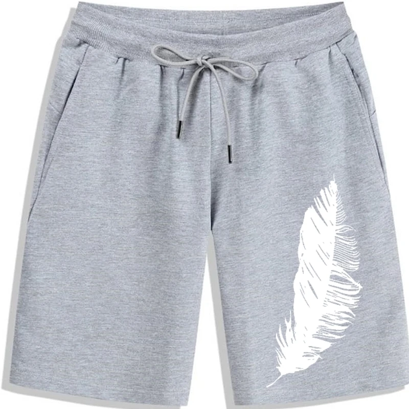 

Feather Print Loose O-Neck Short Sleeve Women Black Men's shorts Girl Elastic Stretched Summer Home New Tops Tee Female Clothes