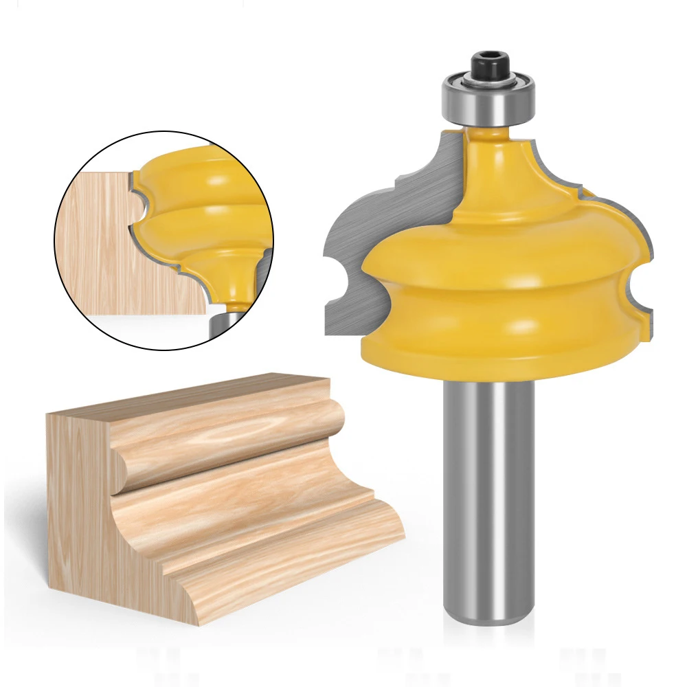 

1 шт., нож для деревообработки с 12 хвостовиками, 1/2 дюйма