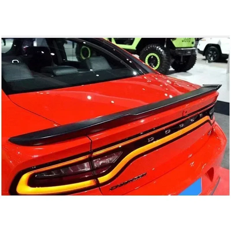 Новый! Спойлер для Dodge Charger Tail Fin 2015-2020 черный тип D аксессуары заднего крыла
