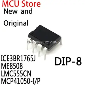 10PCS DIP8 ICE3BR1765 ICE38R1765J DIP-8 3BR1765J 8508 LMC555 LM555CN MCP41050 41050 ICE3BR1765J ME8508 LMC555CN MCP41050-I/P